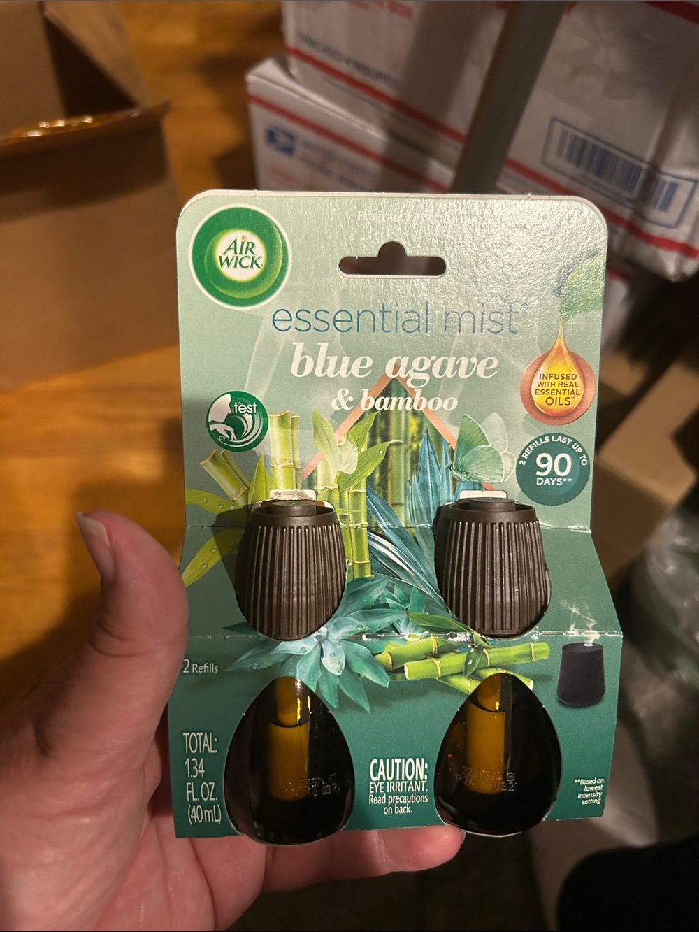 Air Wick Essential Mist Refill - Blue Agave & Bamboo - 1.34 Fl Oz